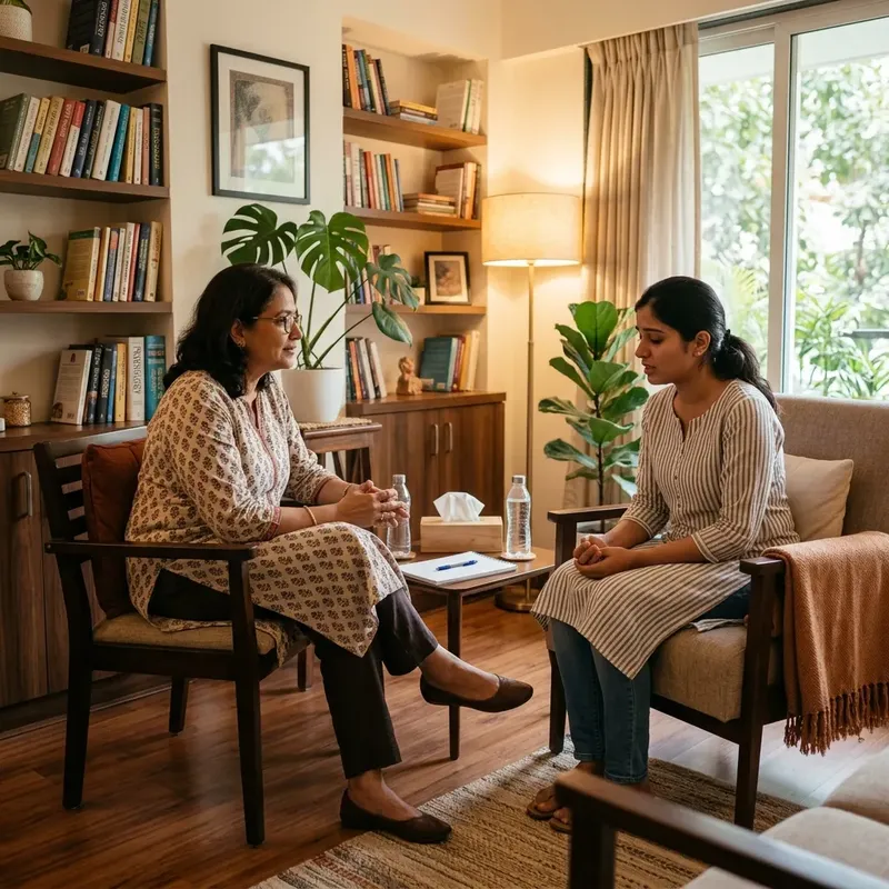 Individual online therapy session